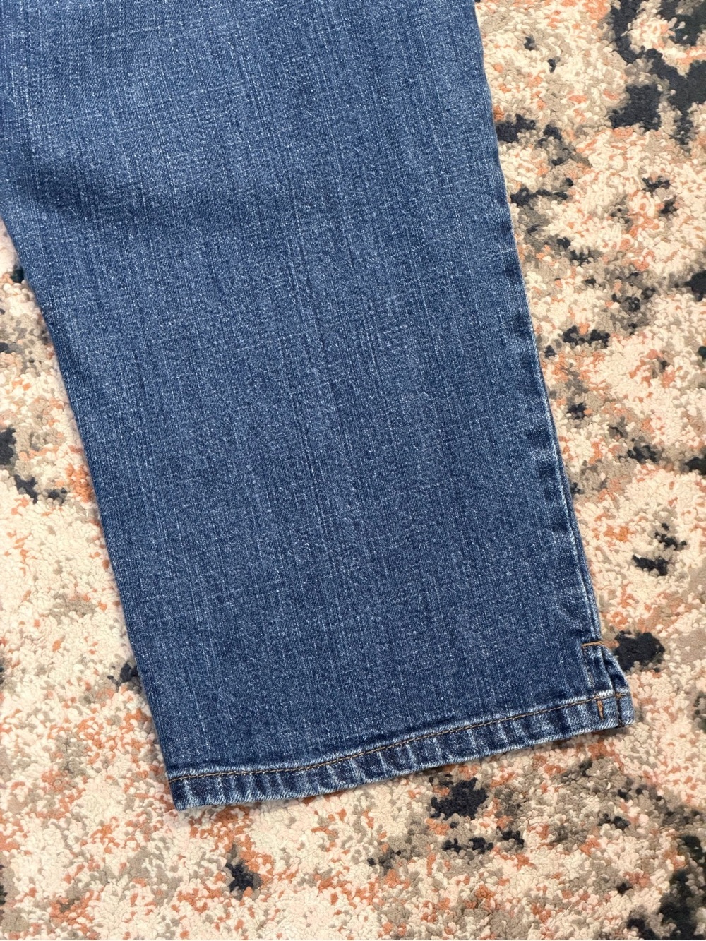 Lauren Ralph Lauren Jeans Co. Vintage Classic Mid-Calf Denim Capri Jeans Size 14 - Picture 16 of 16